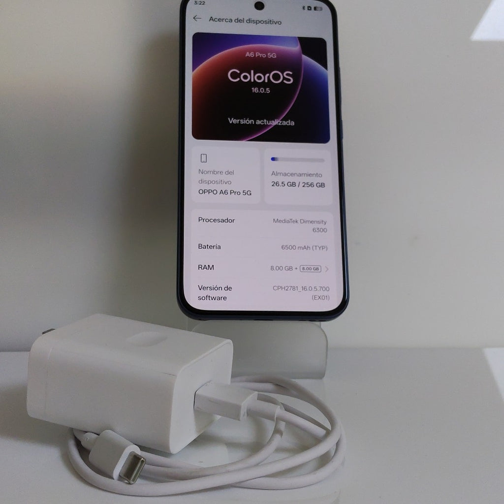 CELULAR OPPO A6 PRO CPH2781 (2025) 256 GB 8 GB RAM (SEMINUEVO)