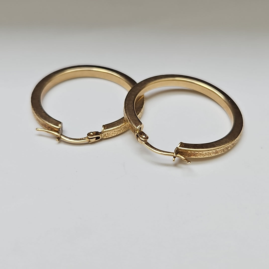 ARRACADAS PAR ORO 14 K 3.9 GRMS (SEMINUEVO)