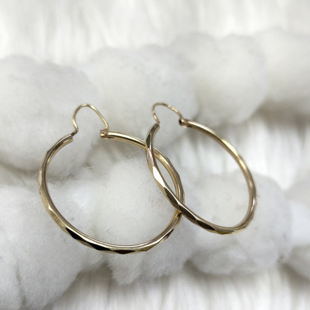 ARRACADAS PAR ORO 14 K 1.3 GRMS (SEMINUEVO)