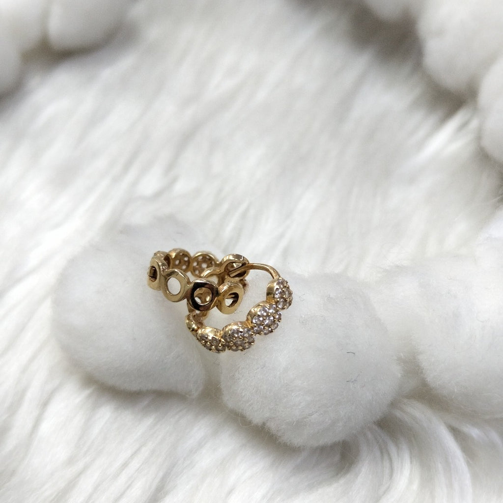 ARETES PAR ORO 14 K 1.8 GRMS (SEMINUEVO)