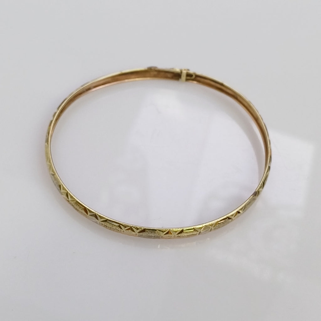 PULSERA RIGIDA ORO 10 K 4.6 GRMS (SEMINUEVO)
