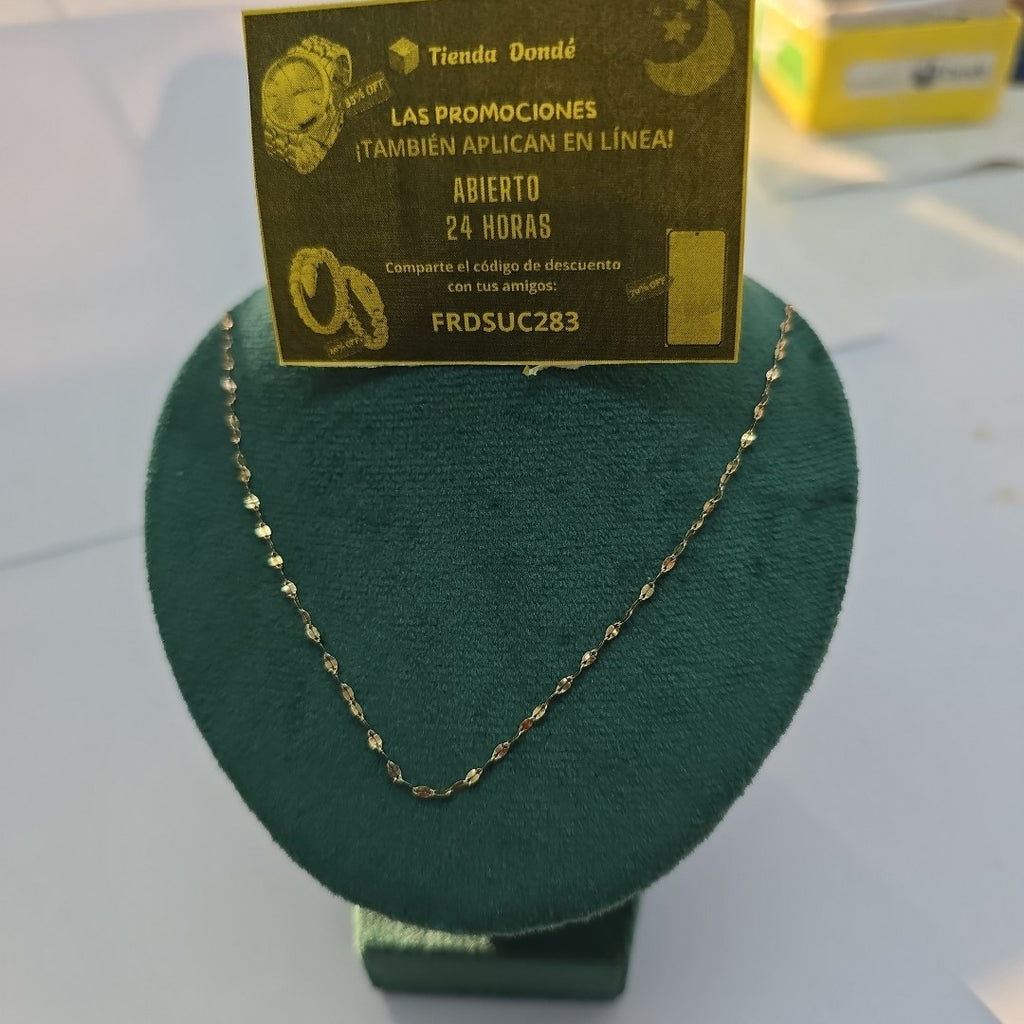 CADENA ORO 10 K 0.8 GRMS (SEMINUEVO)