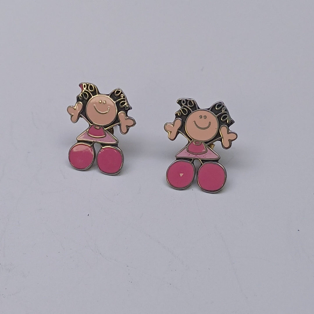 ARETES PAR, DIJE PLATA 10.9 GRMS (SEMINUEVO)