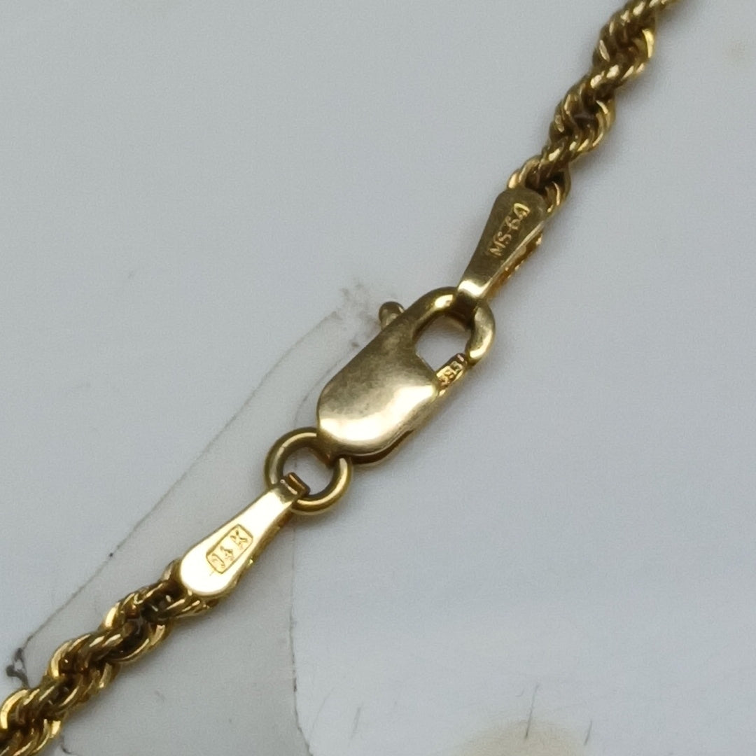 CADENA,DIJE ORO 14 K 4,40 GRMS (SEMINUEVO)