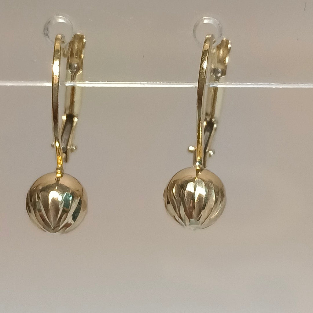 ARETES PAR ORO 14 K 1.4 GRMS (SEMINUEVO)