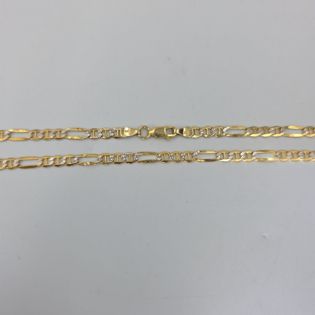 CADENA ORO,RODIADO 14 K 5,50 GRMS (SEMINUEVO)