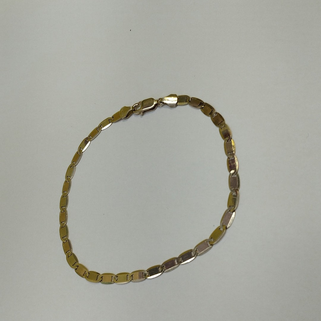 PULSERA ORO COMBINADO 14 K 4.4 GRMS (SEMINUEVO)