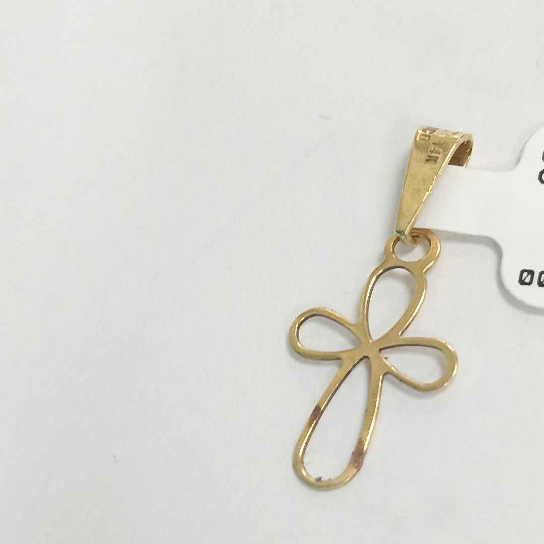 CRUZ ORO 14 K 0.6 GRMS (SEMINUEVO)
