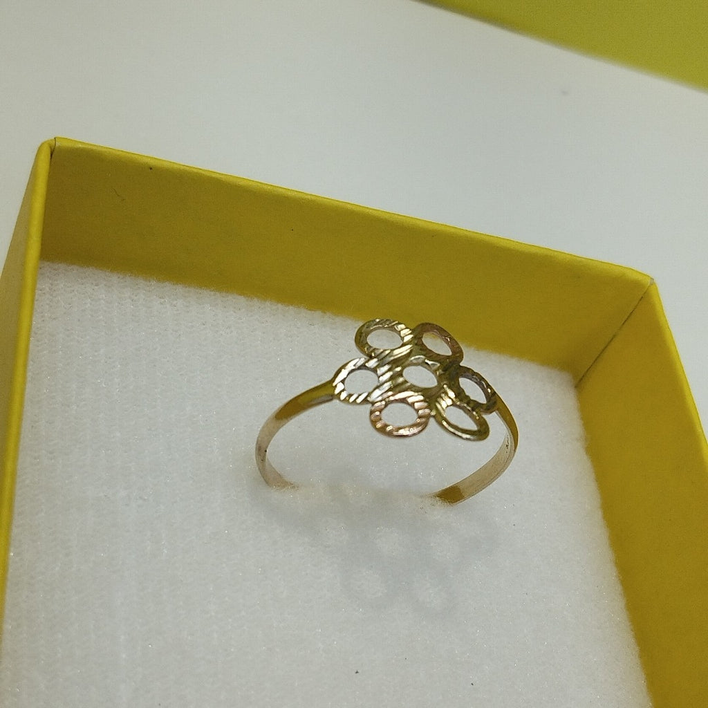 ANILLITO ORO COMBINADO 10 K 1,50 GRMS (SEMINUEVO)