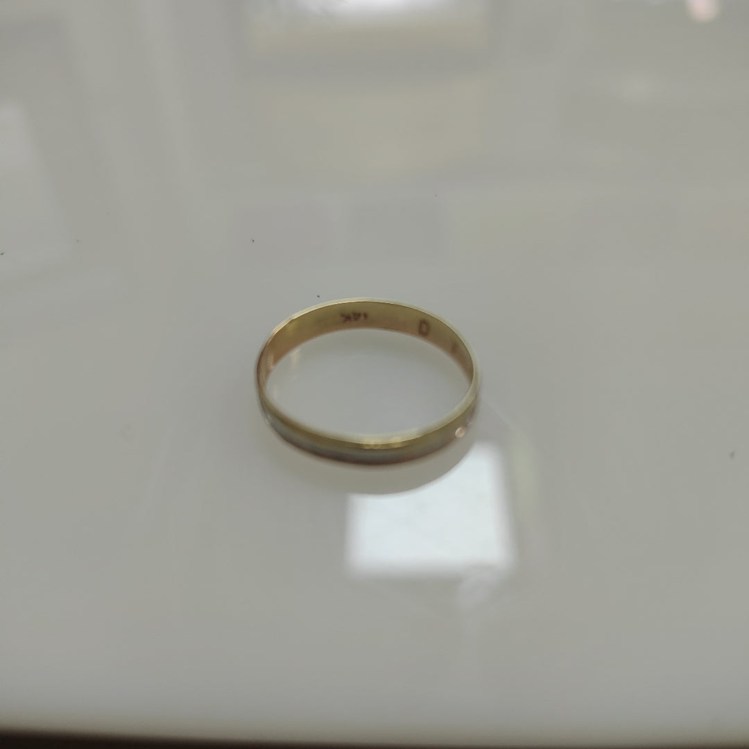 ARGOLLA ORO 14 K 0.9 GRMS (SEMINUEVO)