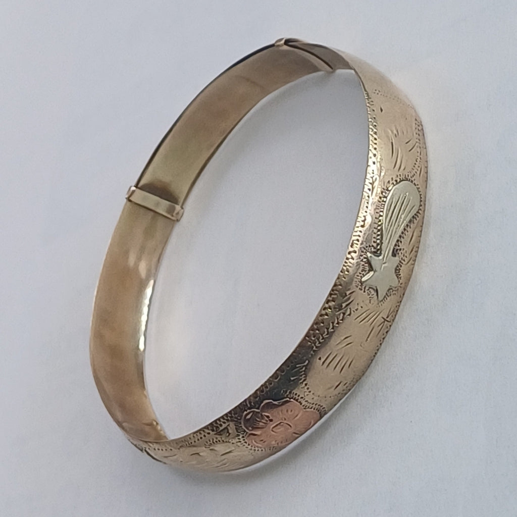 PULSERA RIGIDA ORO 10 K 8.6 GRMS (SEMINUEVO)