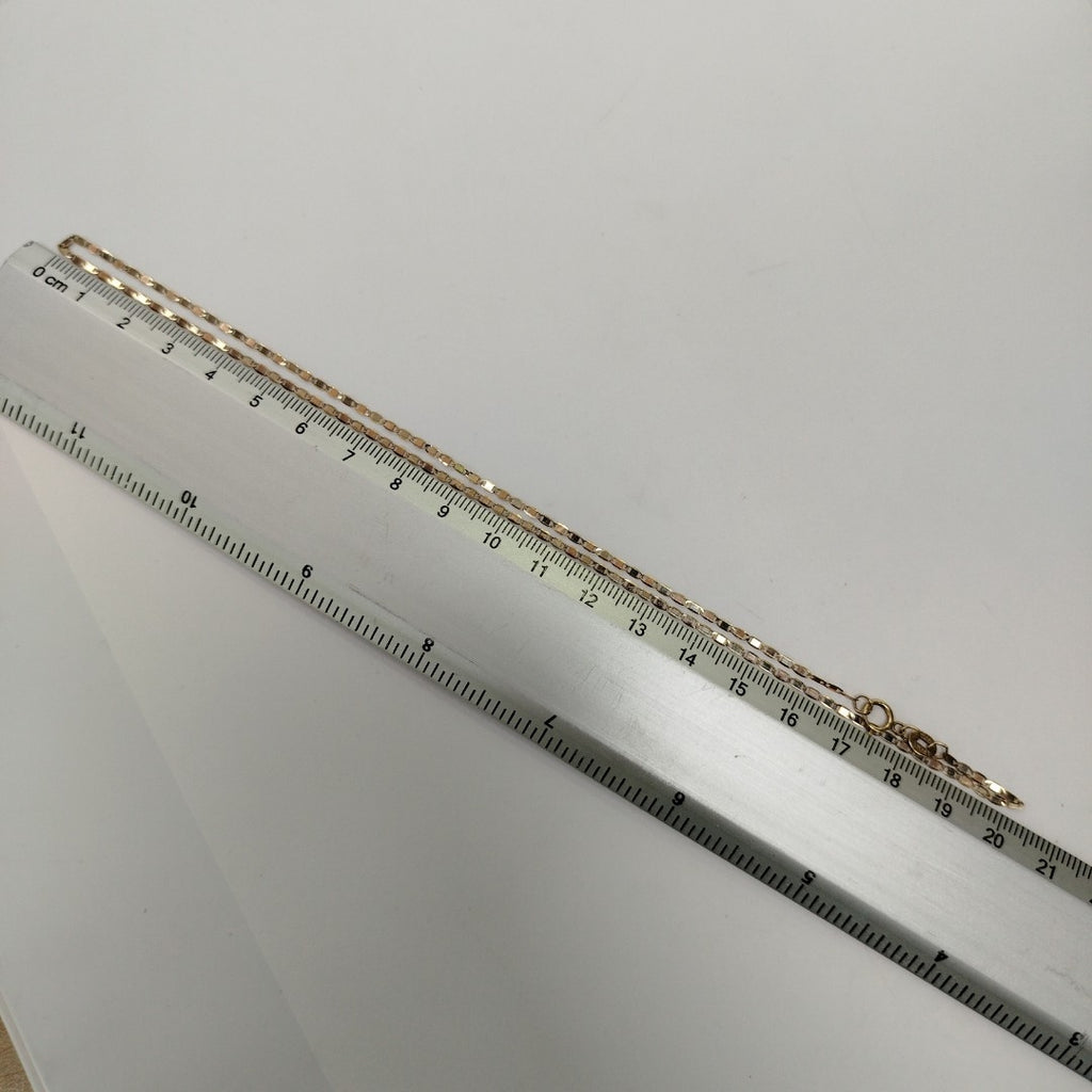 CADENA ORO,RODIADO 8 K 1,30 GRMS (SEMINUEVO)