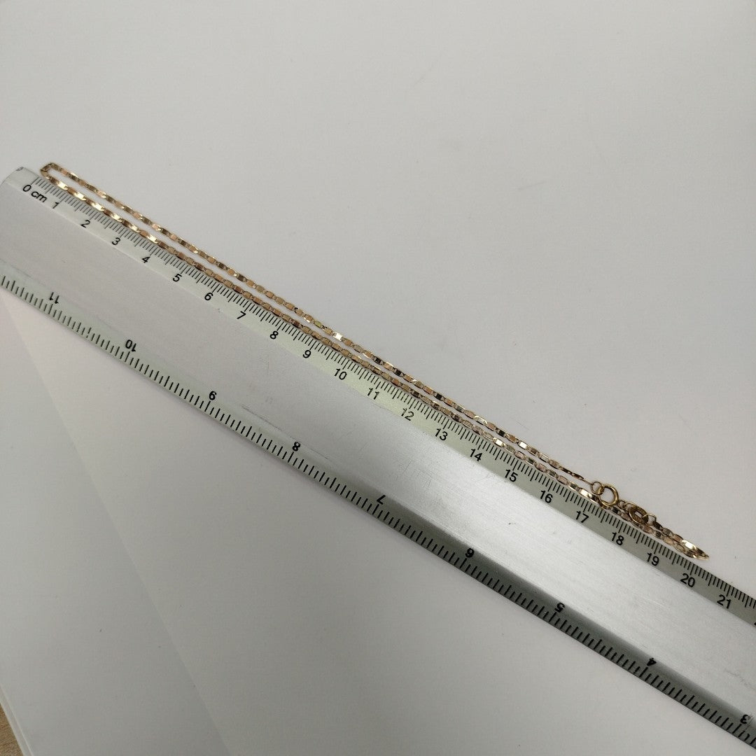 CADENA ORO,RODIADO 8 K 1,30 GRMS (SEMINUEVO)