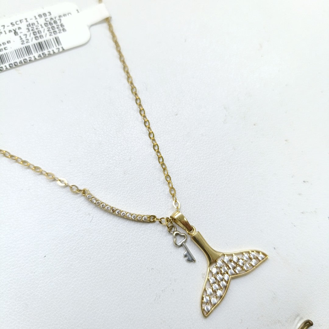 CADENA, DIJE ORO 14 K 3.1 GRMS (SEMINUEVO)