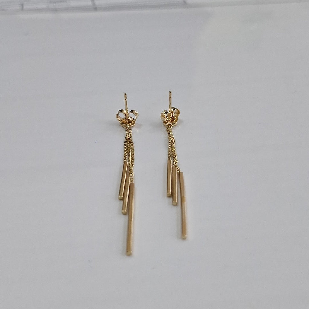 ARETES PAR ORO 14 K 3.1 GRMS (SEMINUEVO)