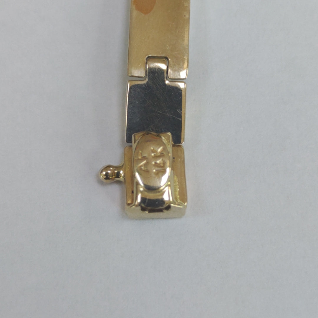 PULSERA ORO COMBINADO 14 K 8.3 GRMS (SEMINUEVO)