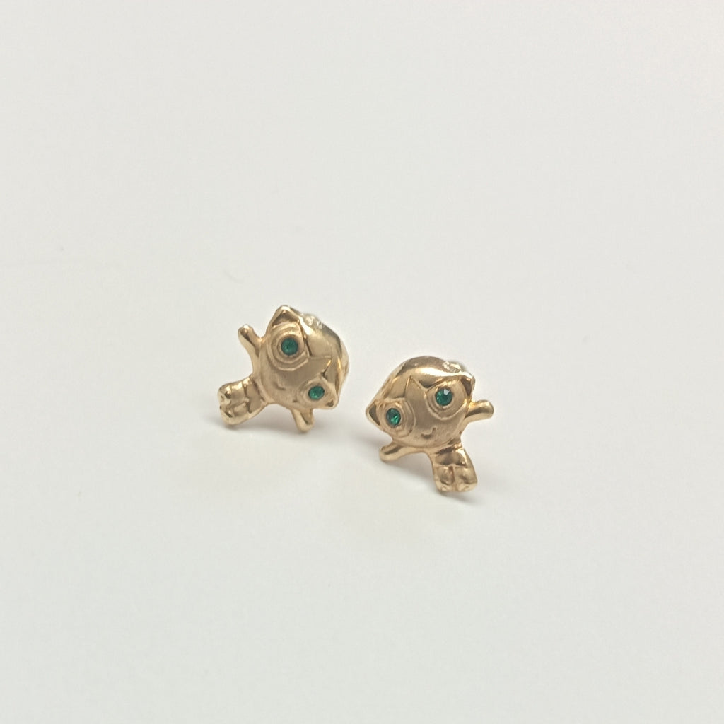 BROQUELES PAR ORO 14 K 0,50 GRMS (SEMINUEVO)