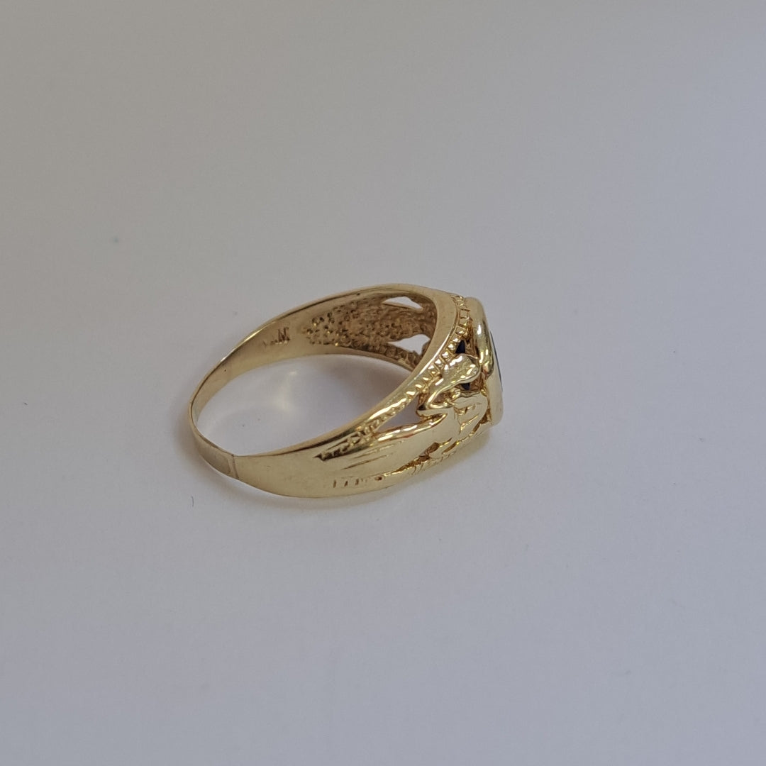 ANILLO ORO 14 K 2,60 GRMS (SEMINUEVO)