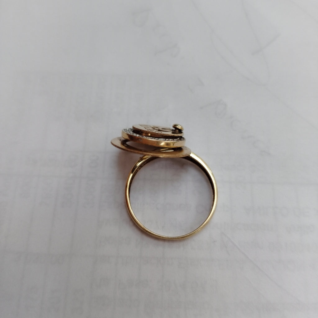 ANILLO ORO 10 K 3,60 GRMS (SEMINUEVO)