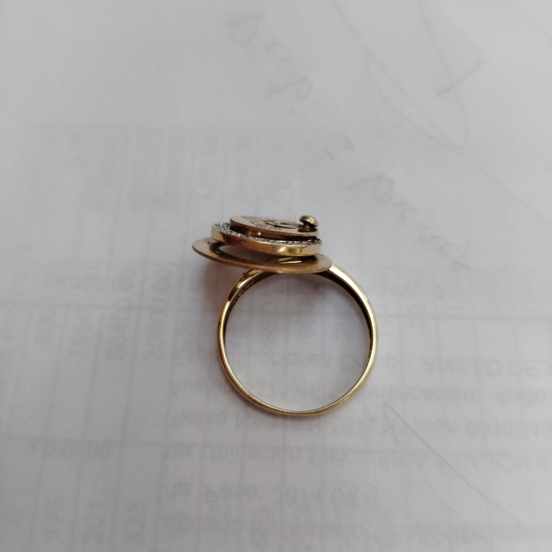 ANILLO ORO 10 K 3,60 GRMS (SEMINUEVO)