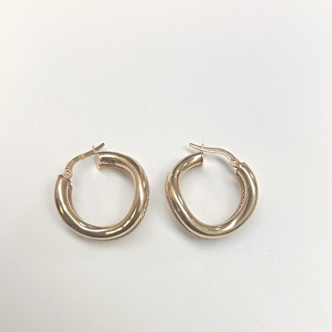 ARRACADAS PAR ORO 14 K 3,50 GRMS (SEMINUEVO)