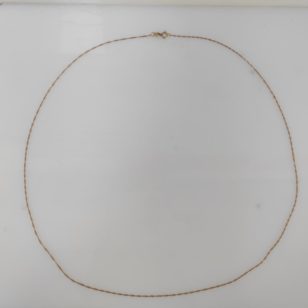 CADENA ORO 14 K 1.1 GRMS (SEMINUEVO)