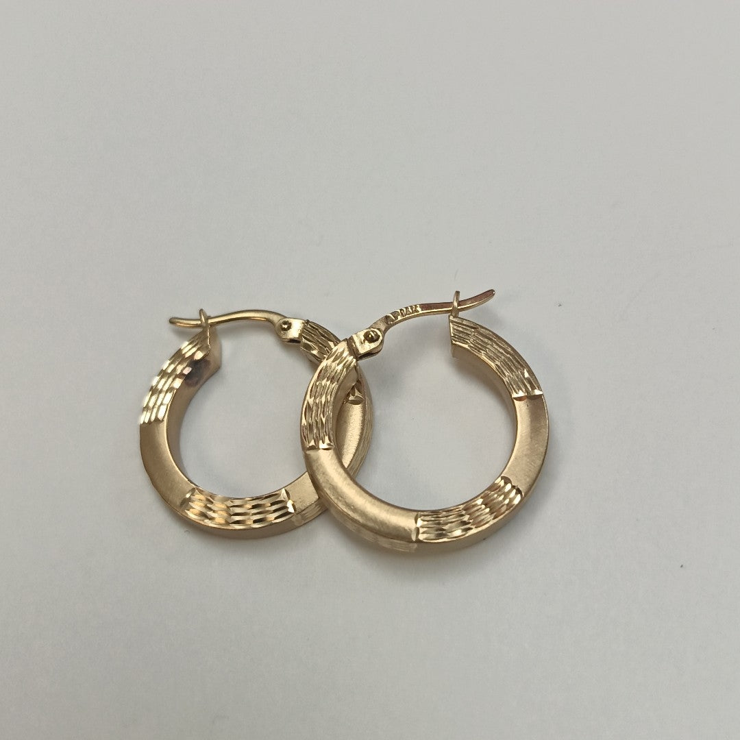ARRACADAS PAR ORO 14 K 1,90 GRMS (SEMINUEVO)
