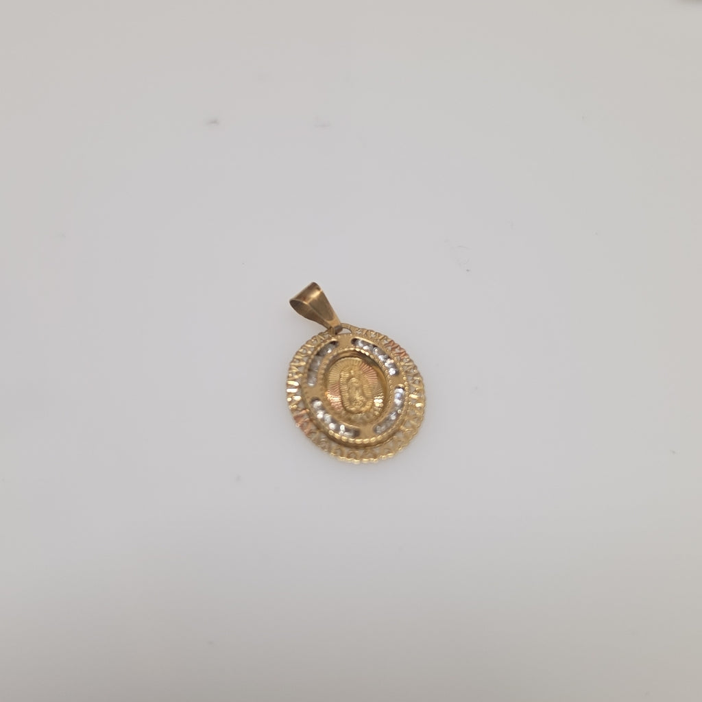 DIJE, MEDALLA RELIGIOSA ORO 10 K 0.9 GRMS (SEMINUEVO)