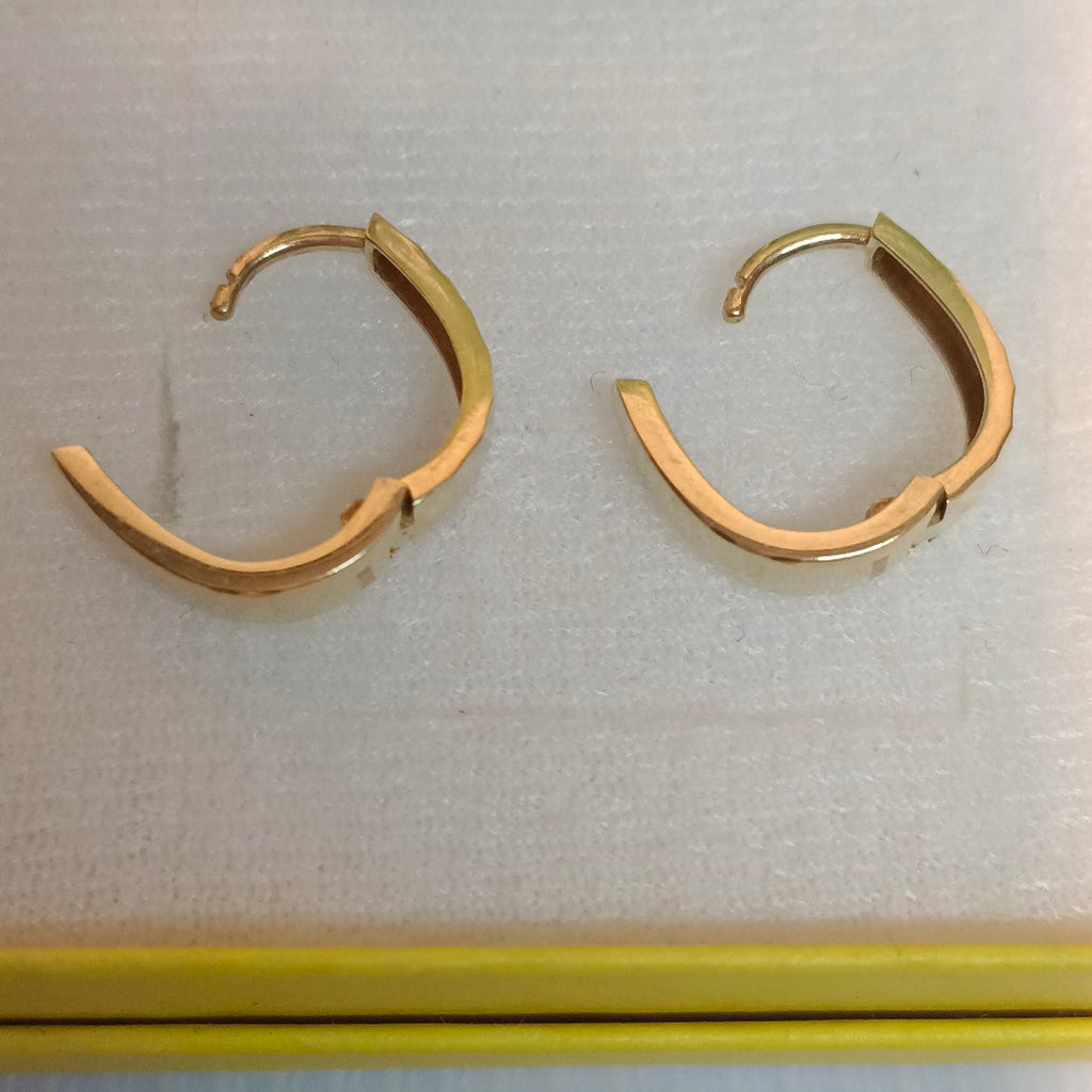 ARRACADAS PAR ORO 14 K 2.6 GRMS (SEMINUEVO)