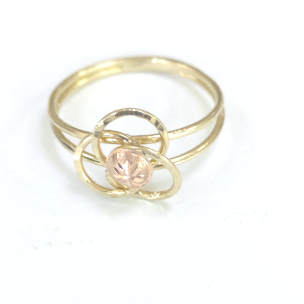 ANILLITO ORO, ORO COMBINADO 14 K 1 GRMS (SEMINUEVO)