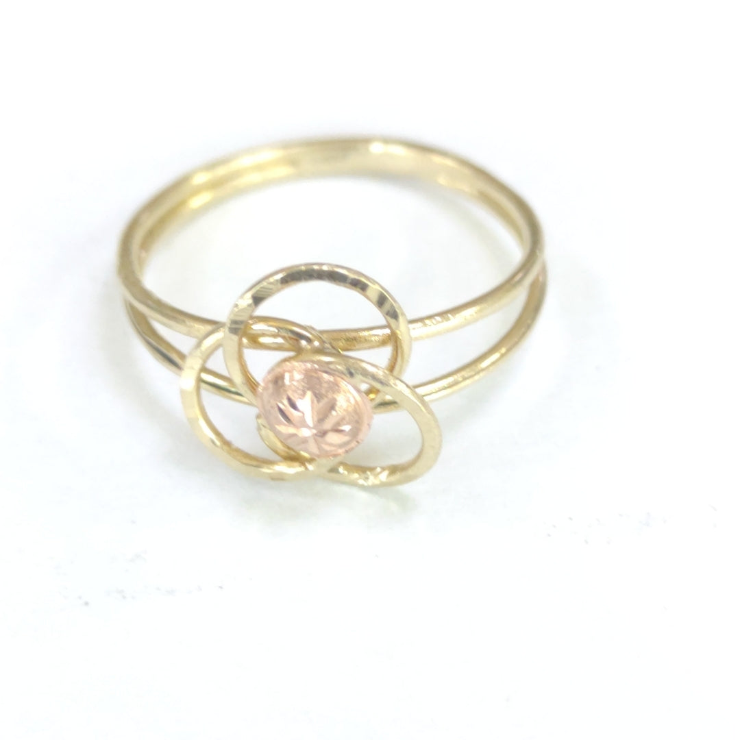 ANILLITO ORO, ORO COMBINADO 14 K 1 GRMS (SEMINUEVO)