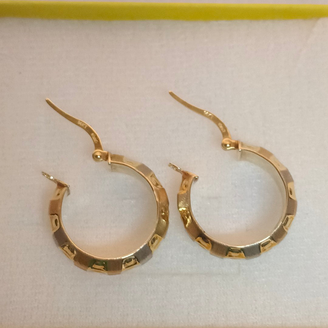 ARRACADAS PAR ORO 14 K 2.2 GRMS (SEMINUEVO)