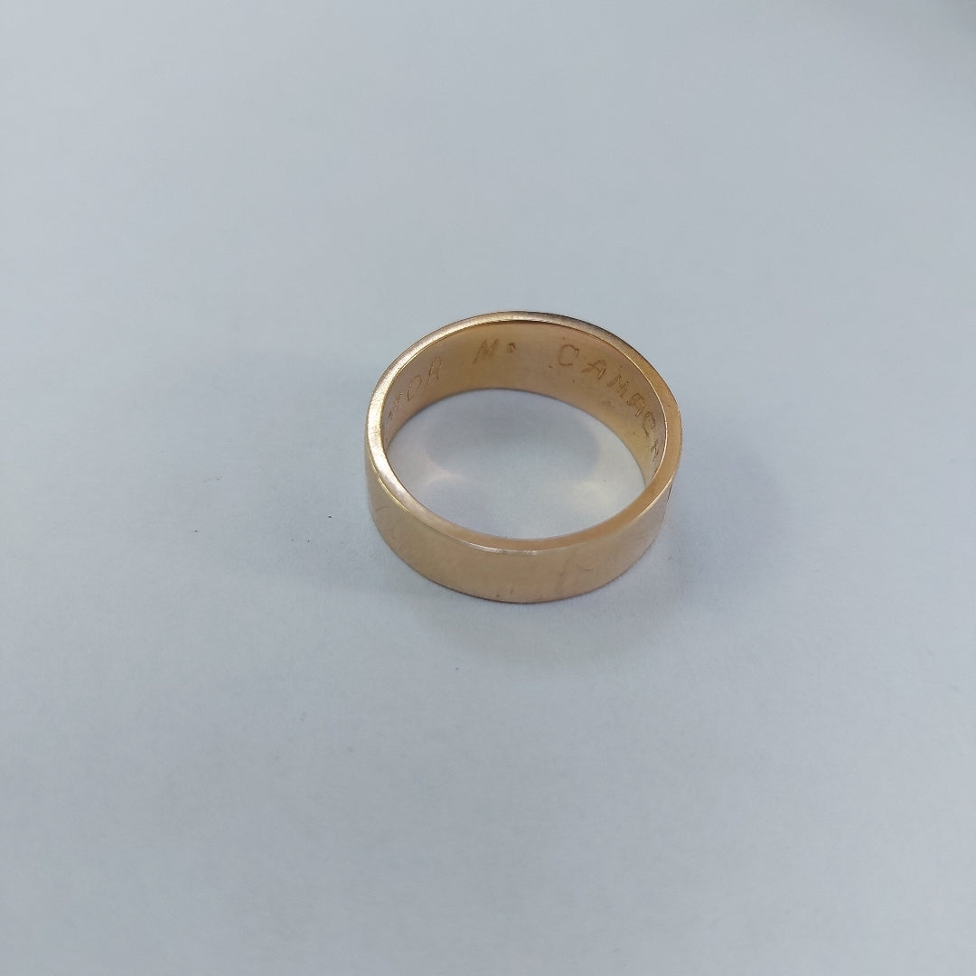 ANILLO DE GRADUACIÓN ORO 8 K 7,50 GRMS (SEMINUEVO)