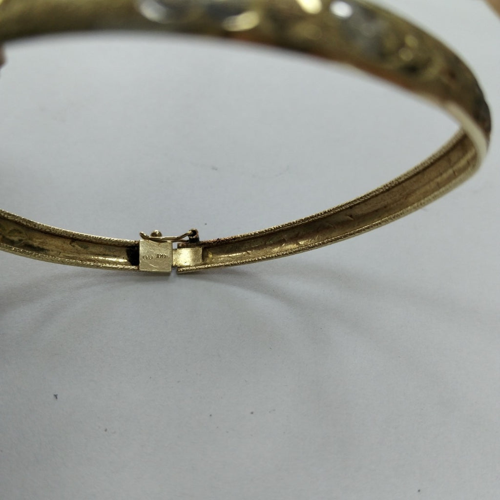 PULSERA RIGIDA ORO 14 K 6,10 GRMS (SEMINUEVO)