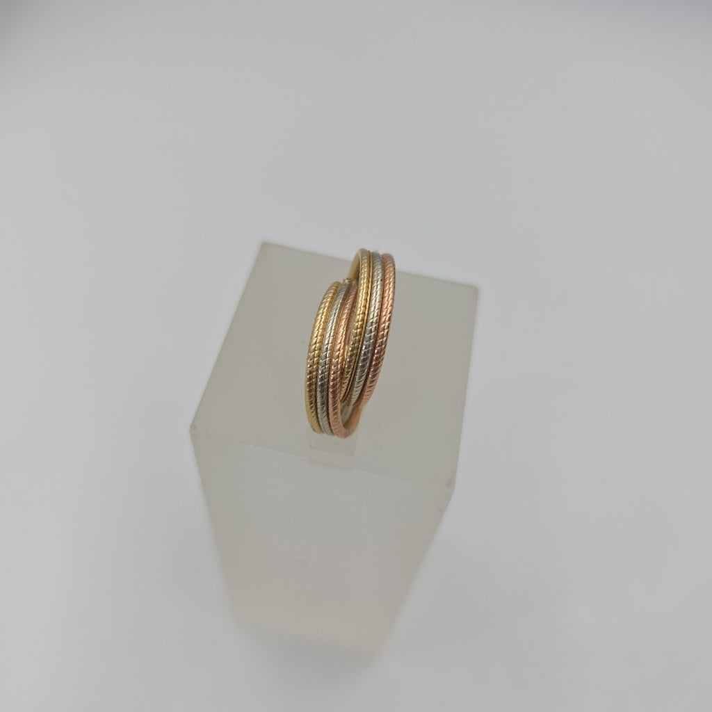 ARRACADAS PAR ORO COMBINADO 10 K 2,50 GRMS (SEMINUEVO)