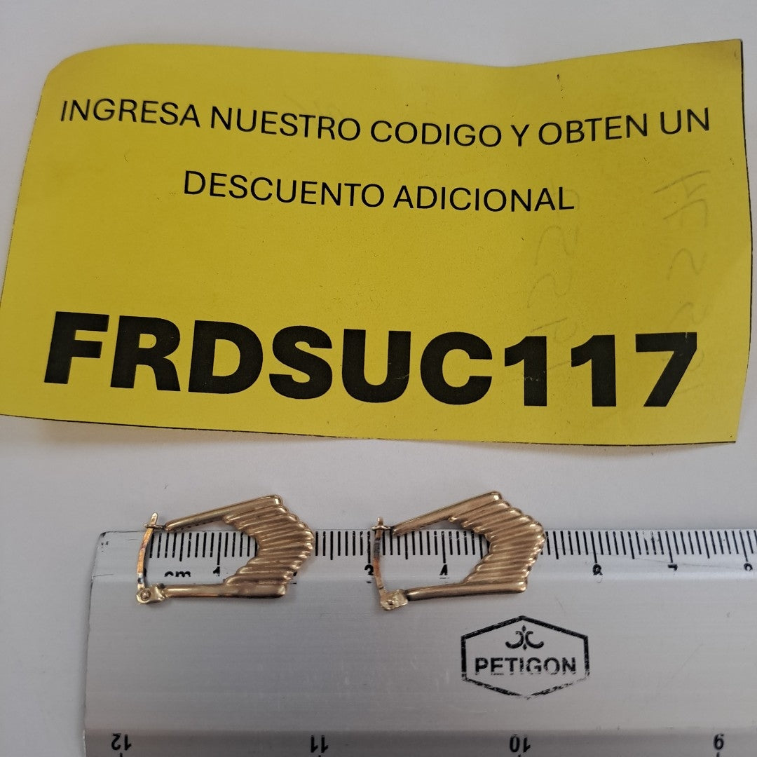 ARRACADAS PAR ORO 10 K 1,20 GRMS (SEMINUEVO)