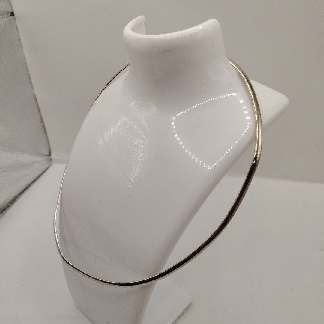 GARGANTILLA ORO, ORO BLANCO 14 K 16.8 GRMS (SEMINUEVO)