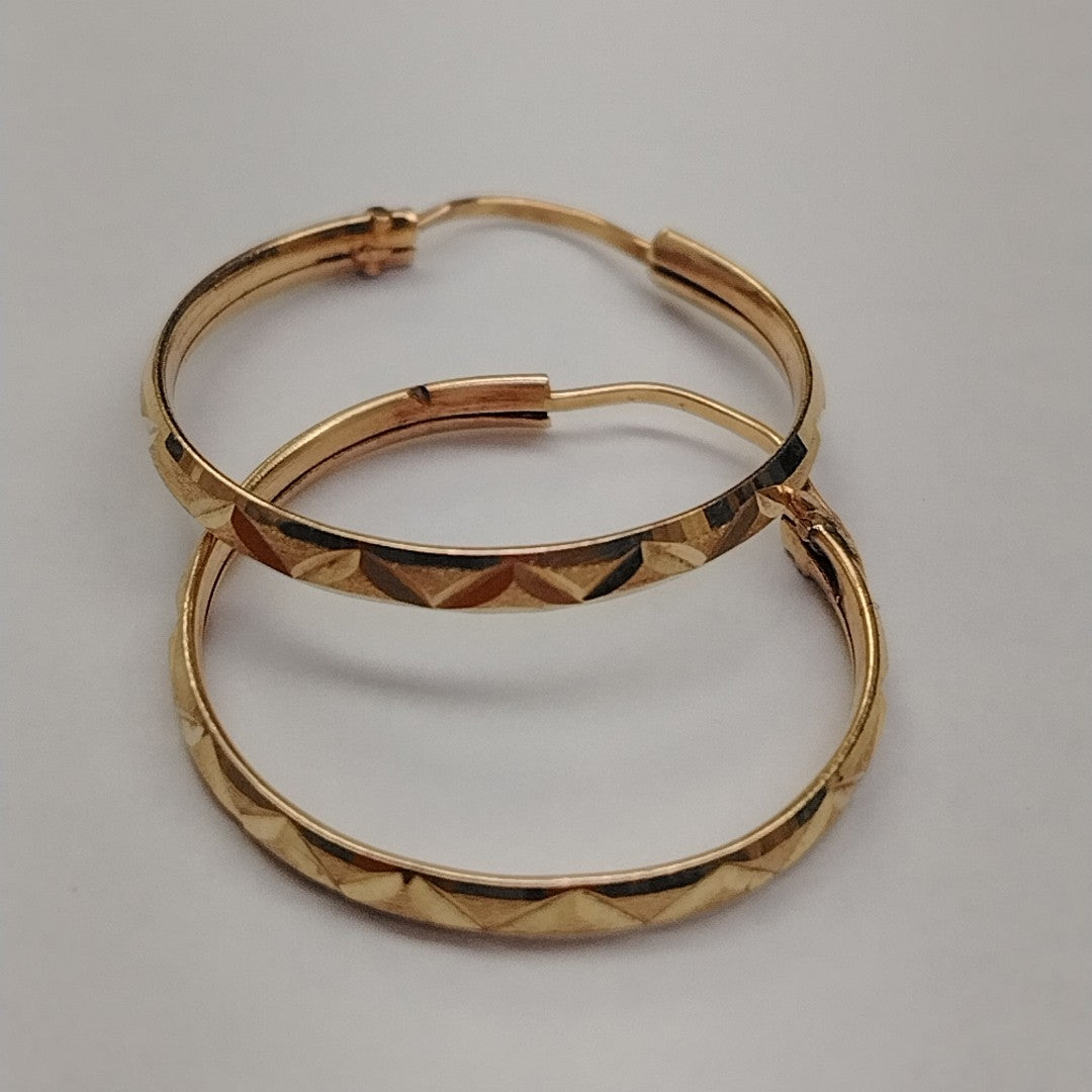 ARRACADAS PAR ORO 14 K 2,60 GRMS (SEMINUEVO)