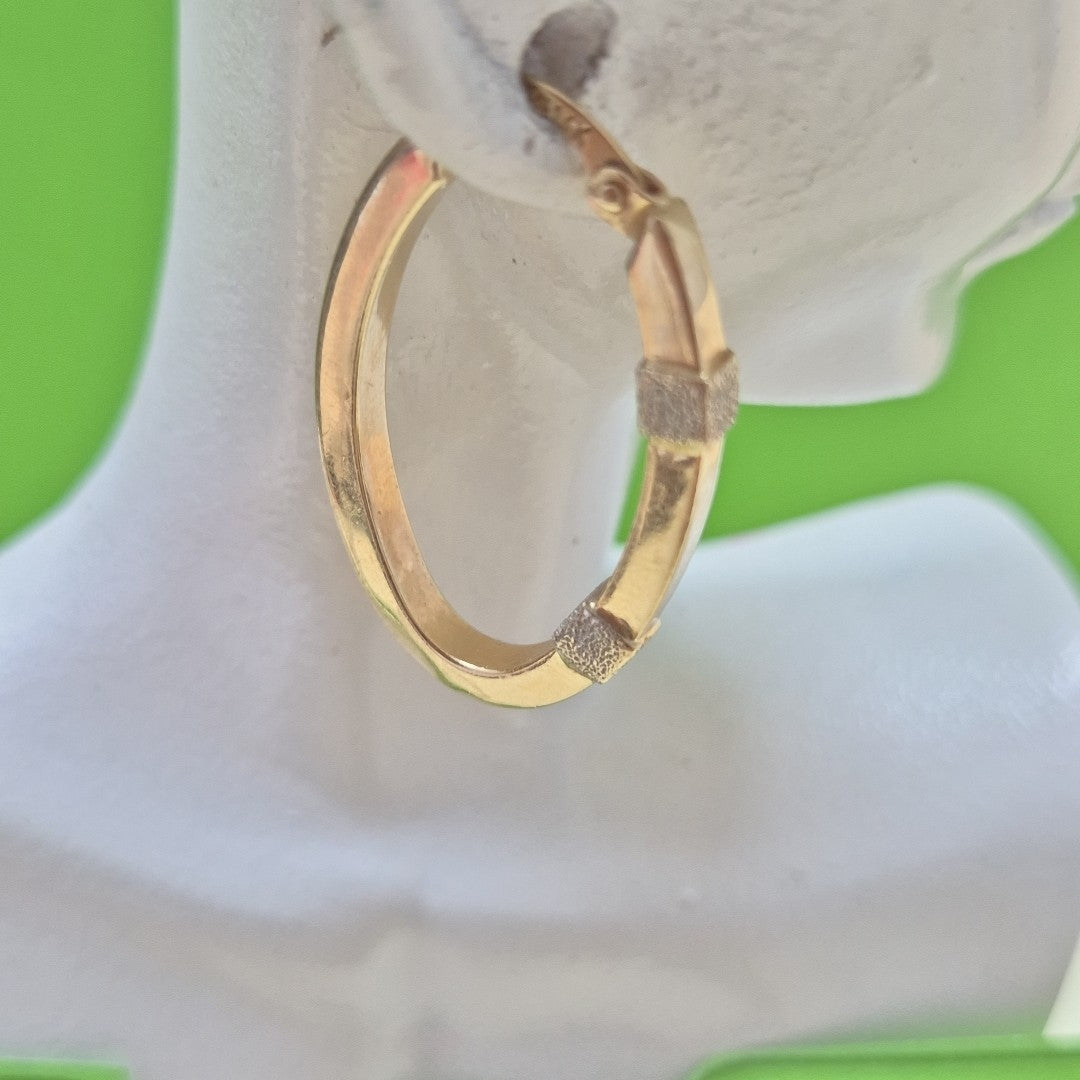 ARRACADAS PAR ORO 14 K 3.2 GRMS (SEMINUEVO)