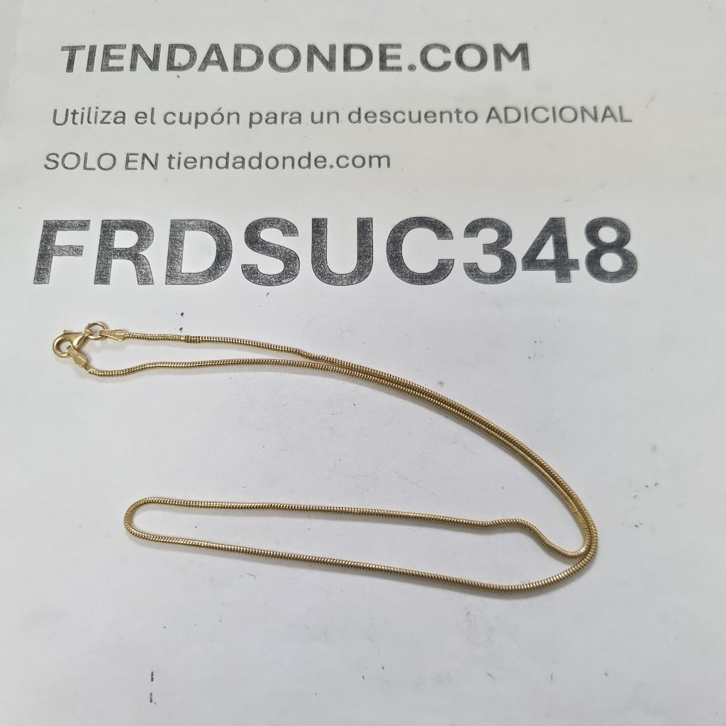 CADENA ORO 14 K 4.4 GRMS (SEMINUEVO)