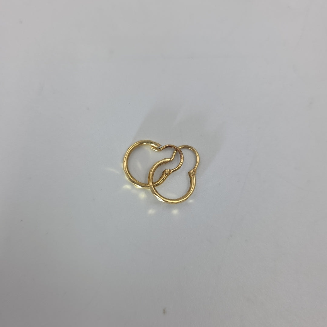 ARRACADAS PAR ORO 10 K 0,70 GRMS (SEMINUEVO)