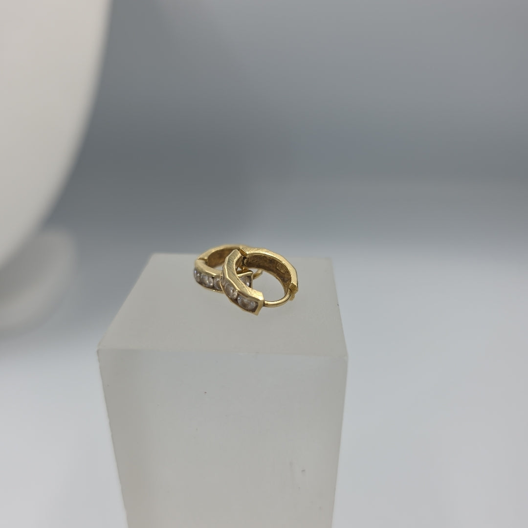 ARRACADAS PAR ORO 14 K 2.1 GRMS (SEMINUEVO)