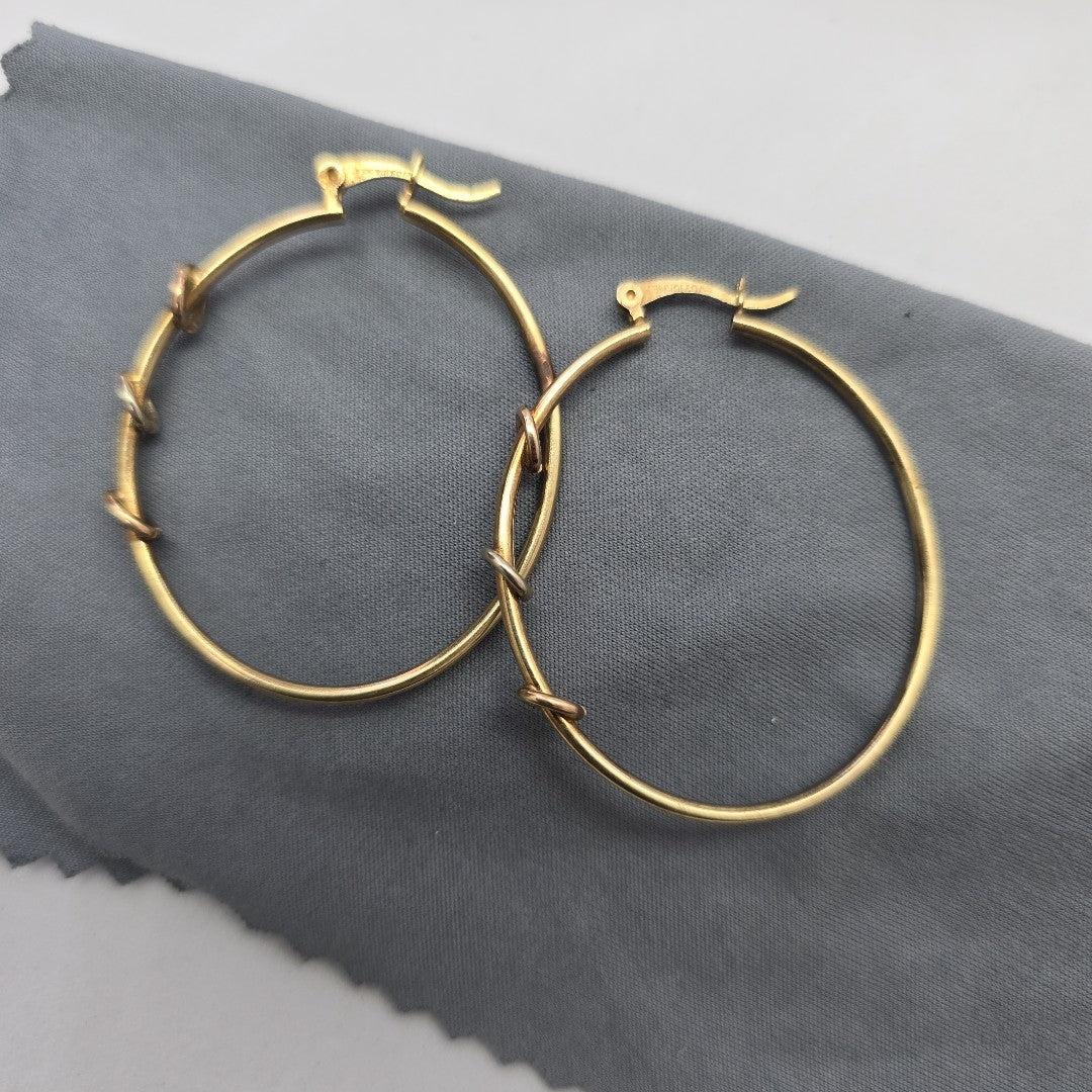 ARRACADAS PAR ORO 10 K 4,50 GRMS (SEMINUEVO)