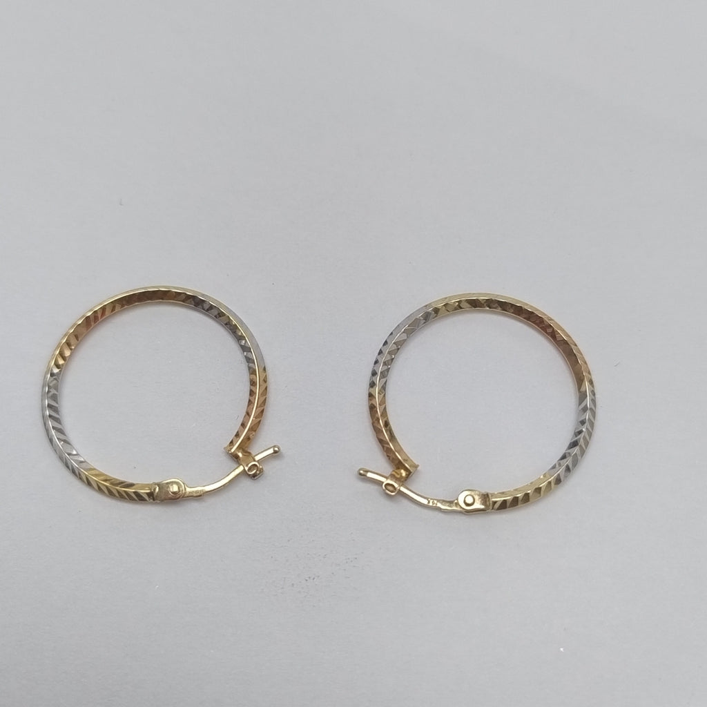 ARRACADAS PAR ORO 14 K 1.6 GRMS (SEMINUEVO)
