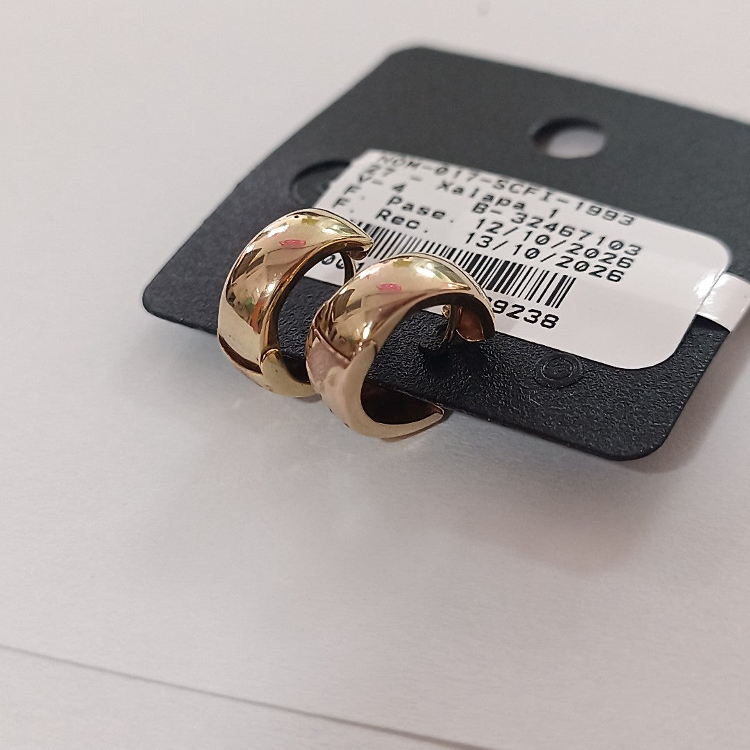 ARRACADAS PAR ORO 14 K 1.4 GRMS (SEMINUEVO)