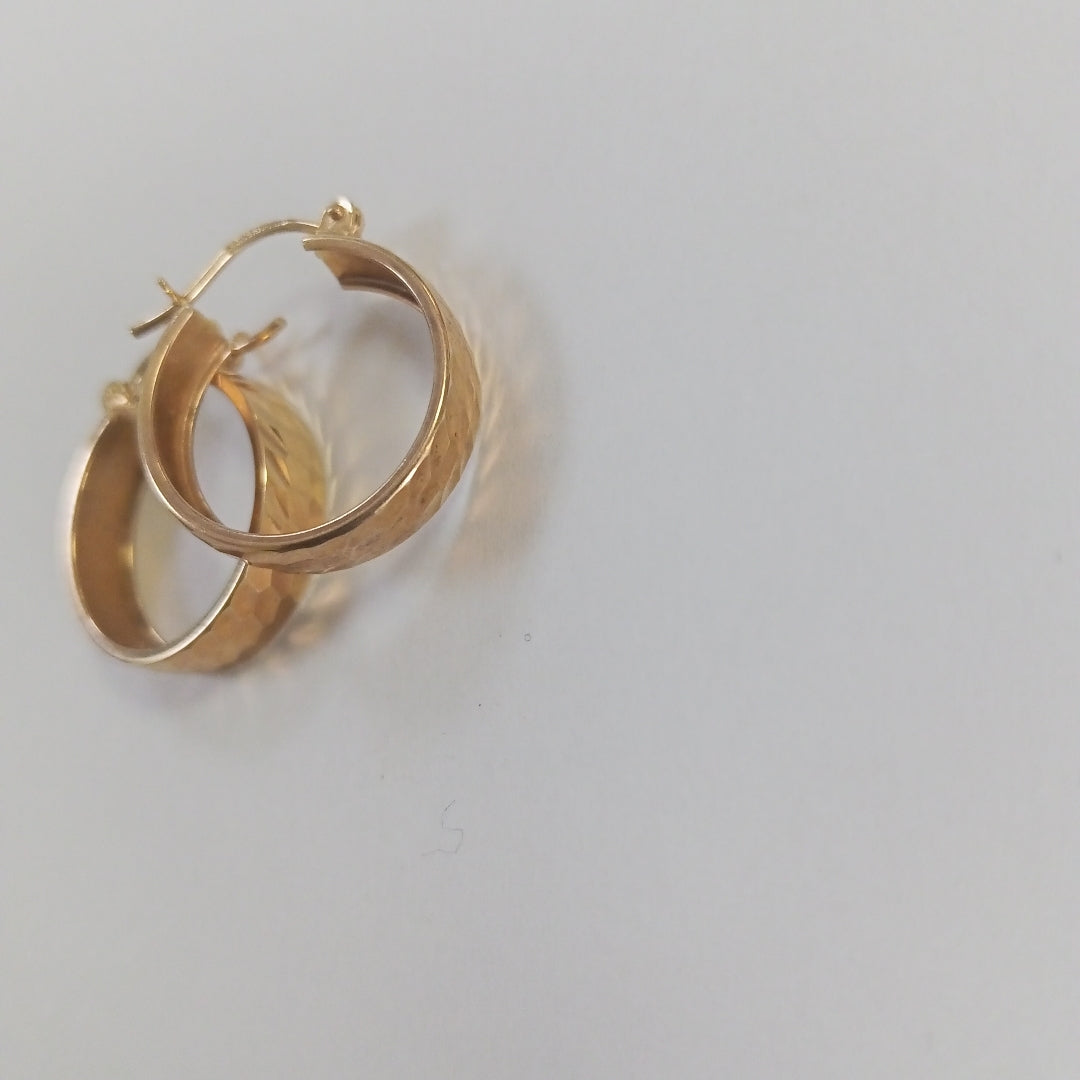 ARRACADAS PAR ORO 10 K 1.9 GRMS (SEMINUEVO)