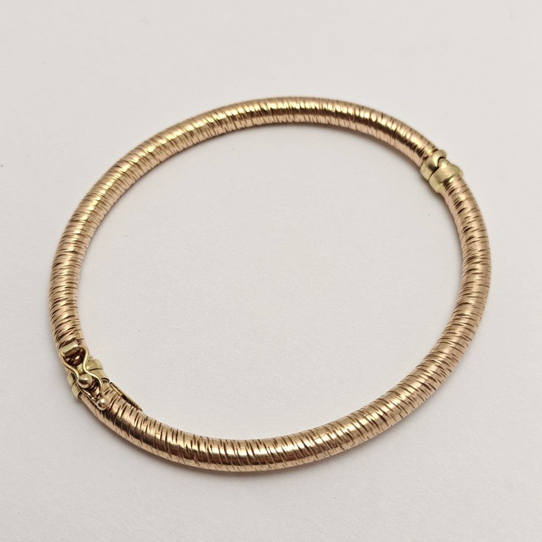 PULSERA RIGIDA ORO 14 K 6,70 GRMS (SEMINUEVO)
