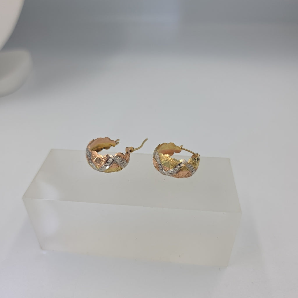 ARRACADAS PAR ORO 10 K 2,60 GRMS (SEMINUEVO)