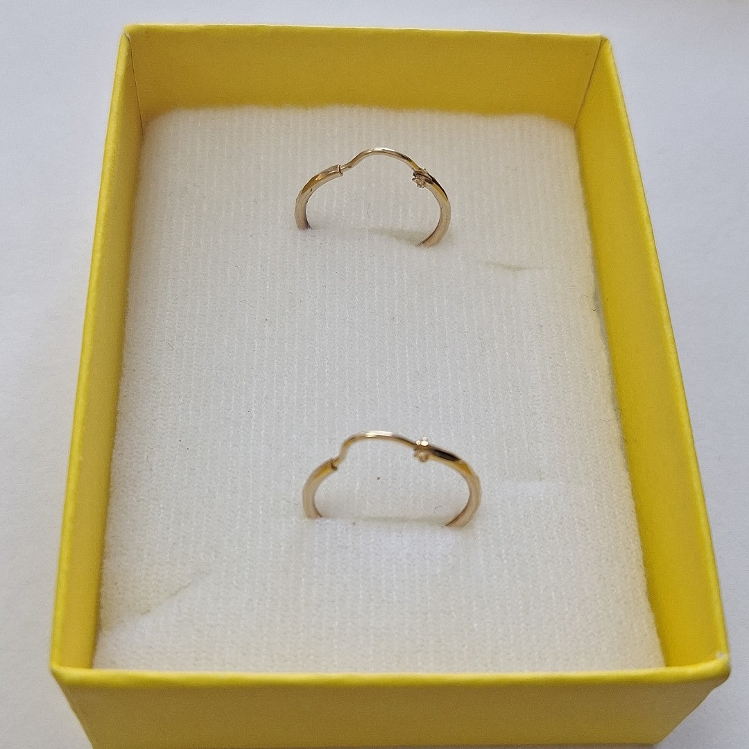 ARRACADAS PAR ORO 10 K 1,10 GRMS (SEMINUEVO)