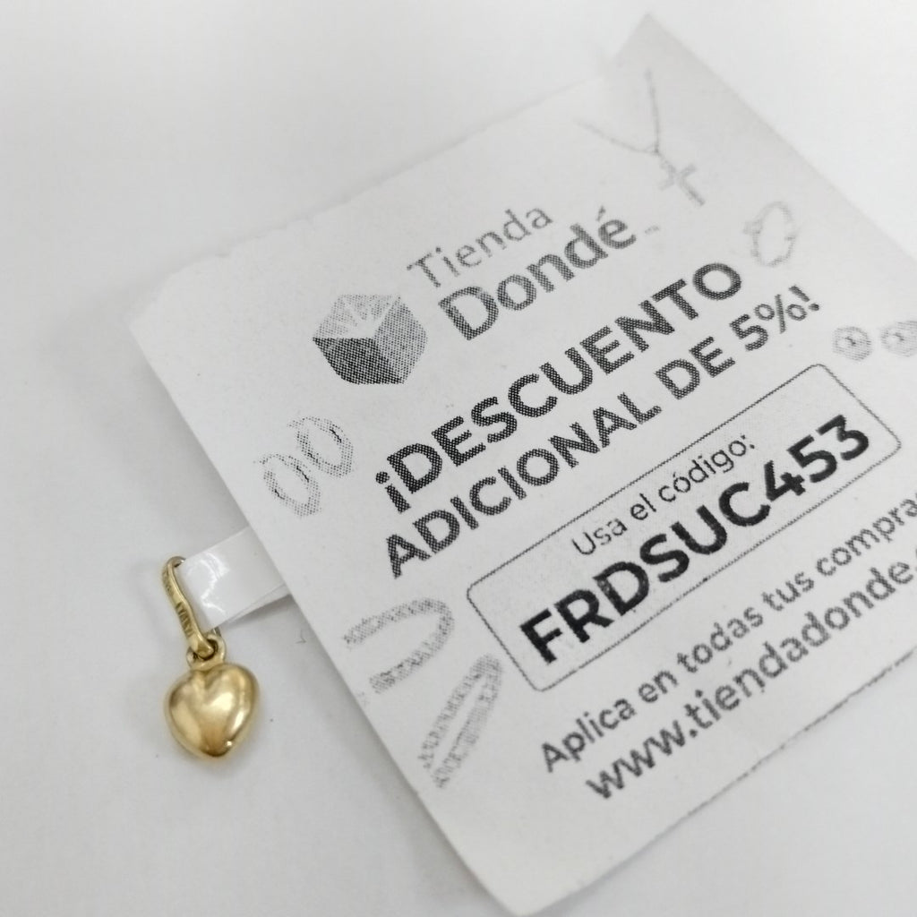 DIJE ORO 14 K 0,40 GRMS (SEMINUEVO)